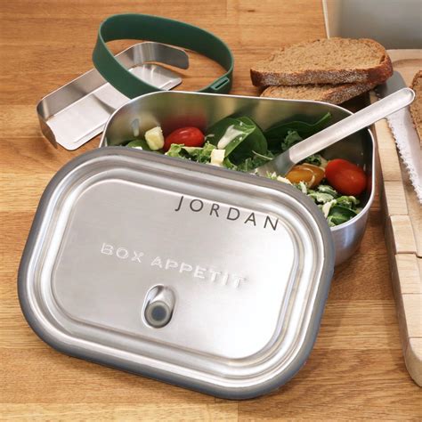 personalised steel lunch box|personalised lunch box for adults.